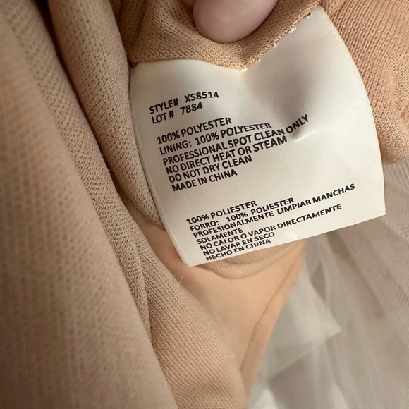 Xscape Lace and Tulle Mermaid Evening Gown - Picture 10 of 11